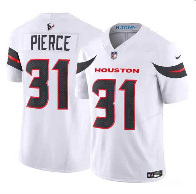 Men & Women & Youth Houston Texans #31 Dameon Pierce White 2024 Vapor F.U.S.E. Limited Stitched Jersey